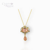 Princess Margaret Ornate Rose - Necklace